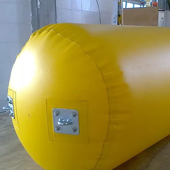Heavy Duty Inflatable Air Bags Welding Pvc Coated Fabric Flotation