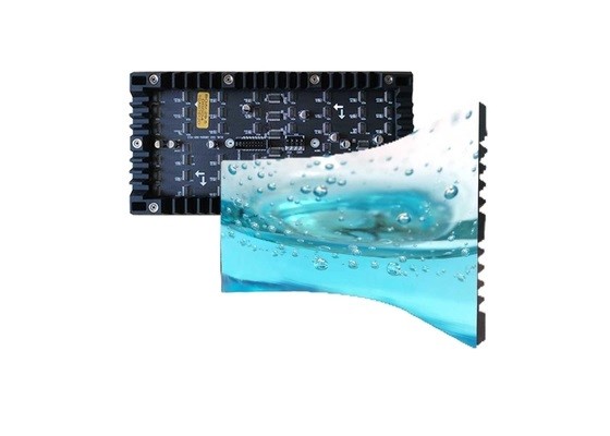 HD P4 Curved Design SMD Shopping Mall LED Display Long Life Time