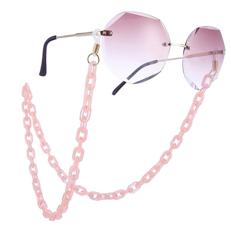 Hot sale gold chains for maskes masking chain acrylic pearl designer masking necklace