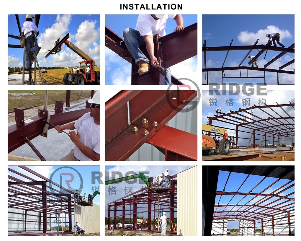 Prefab Steel Structure Shed Fast Assemble Industrial Steel Warehouse Shed
