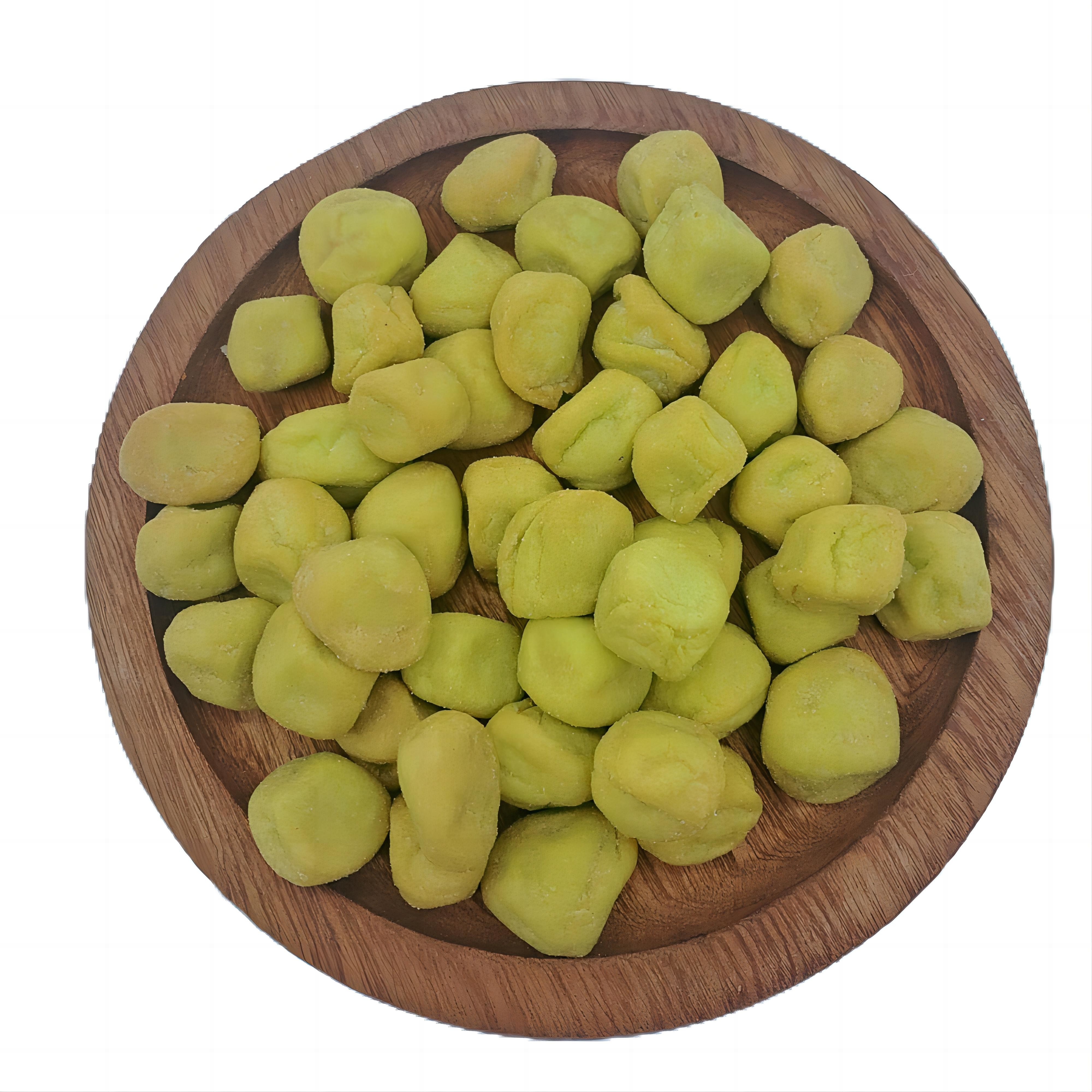 Party Snack Delicious Wasabi and Spicy Kick Plum Shaped PEANUTS with Salty Taste