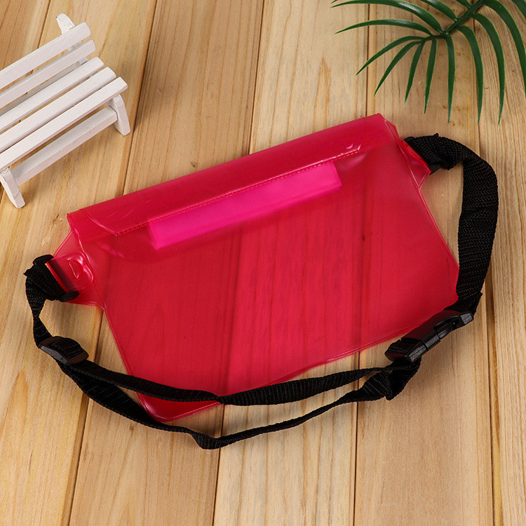 PVC Waterproof Phone Case Laptop Touch Screen Bag Adjustable Length