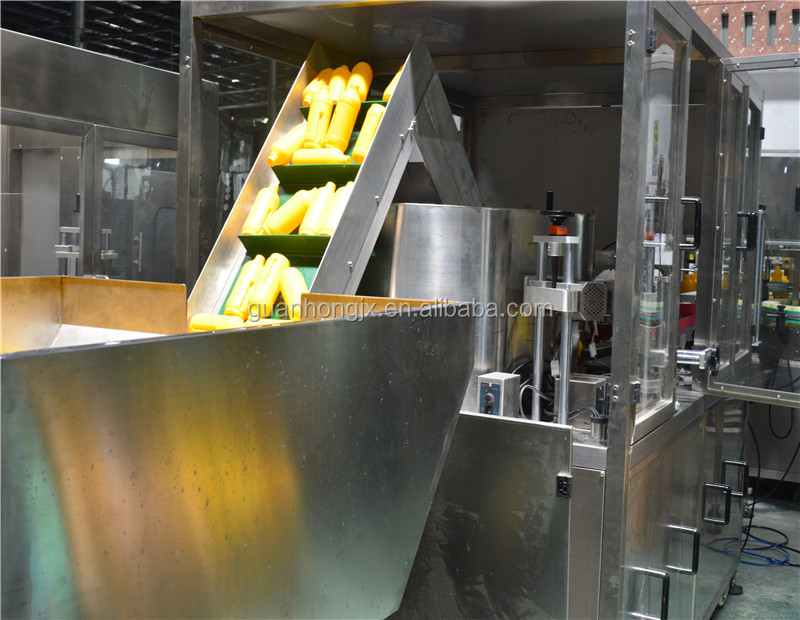 Packing Machinery Plastic Round Bottle Unscrambler Sorter Machine for 300 KG Capacity