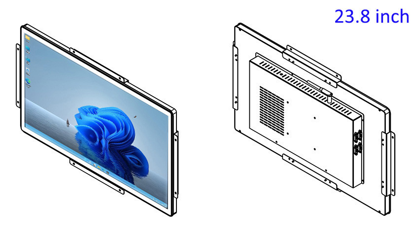 23.8-Inch Windows Industrial Hub for Logistics Operations, Traffic Management, Public Interfaces, and Retail Optimization