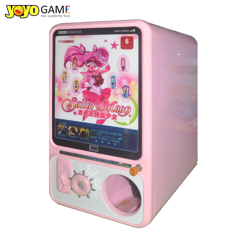 Coin Operated Capsule Vending Machine Japan Mini Gashapon Video Game Machine Capsule Toy