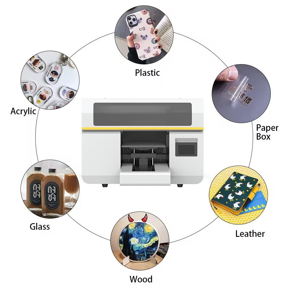 A3 UV Inkjet Printer Mobile Covers Printing Machine With U1 HD Printhead