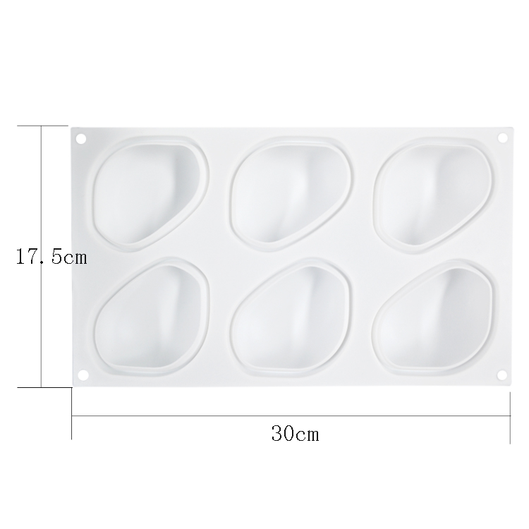 Mango Shape 3D Cake Molds Sustainable Silicone Cake Tools LFGB Certified