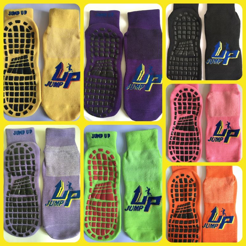 Kids Non Slip/Non Skid Socks with the Best Grip Technology /Trampoline Jump Socks Unisex Gripper Socks