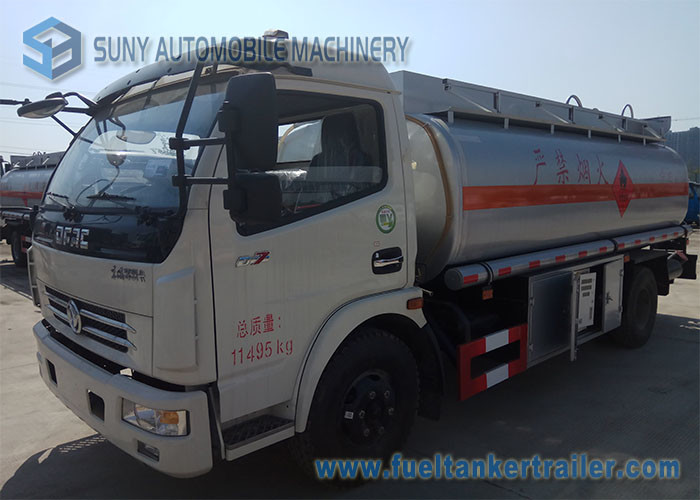 Oil Tanker Truck / Liquid Nitrogen Tanker Truck With Air Braking System