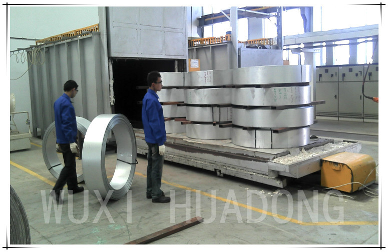 260Kw Brass Bar Electric Annealing Furnace High Efficiency Trolley Type