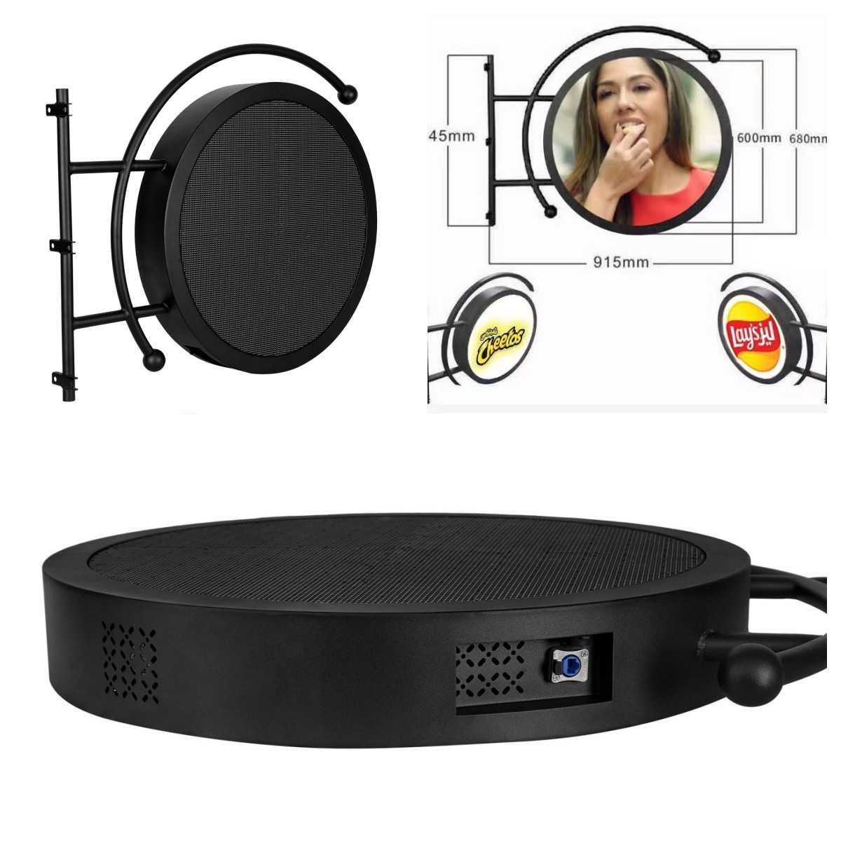 HD LED Display For Advertising Publish Retail Store Shopping Mall Airport Subway Elevator Restaurant
