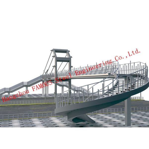 Customizable Prefabricated Pedestrian Bridges With Smooth Surface And Wood