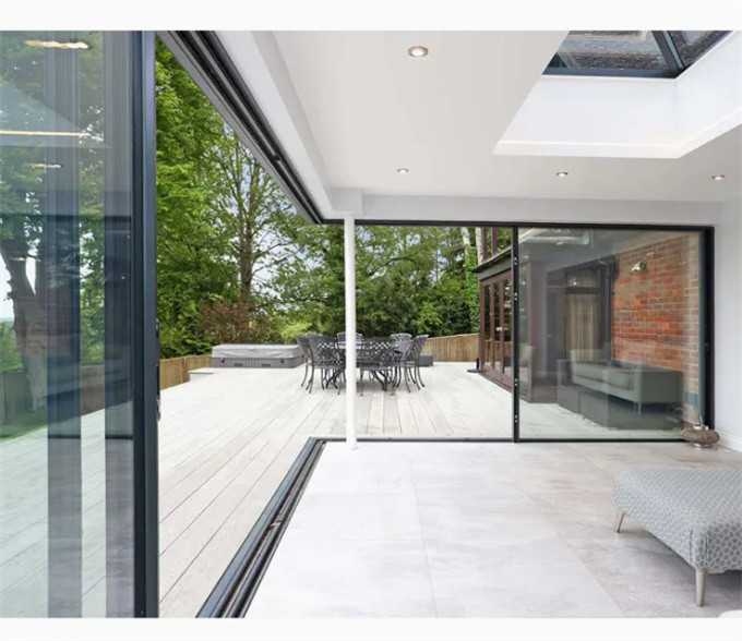 70mm Width Sliding Door Hurricane-Proof Energy- Heavy-Duty Aluminum Lift and Slide Doors