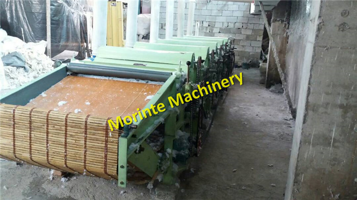 Morinte knitted fabric waste recycling machine 8 rollers Chinese factory