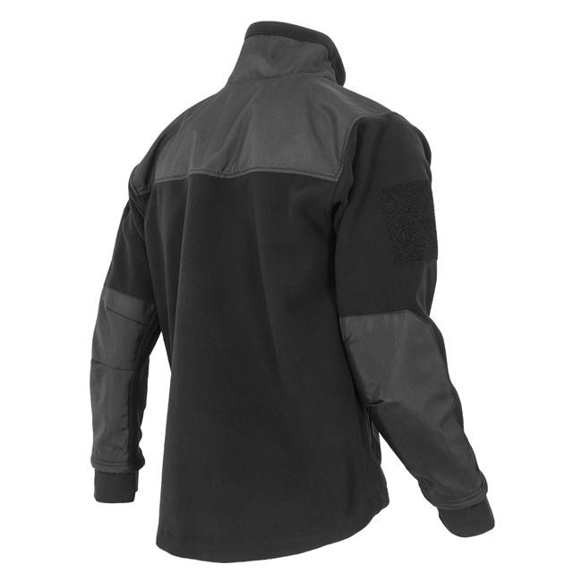 Wear Resistant Tactical Soft Shell Fleece Jacket Long Lasting Durability