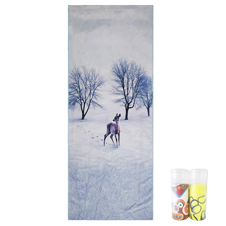 100% Polyester Water Absorption Microfiber Beach Towel Printed 60x120