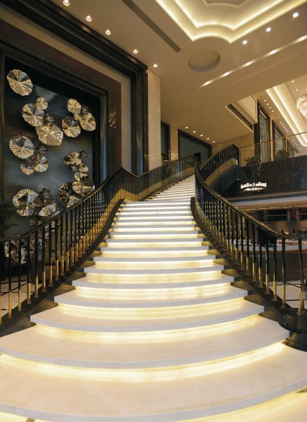 Luxury Hotel Ballroom Entryway Chandelier Customized