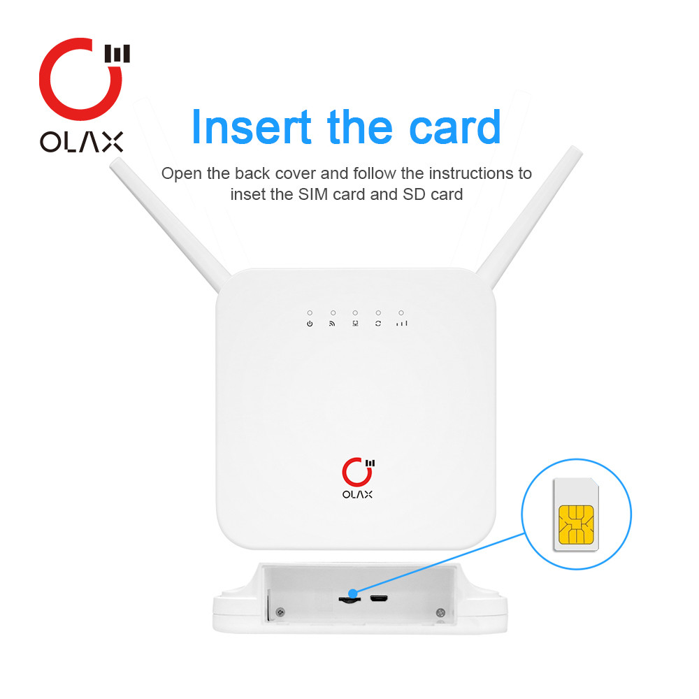 Wireless WiFi 4G Industrial Router 192.168.1.1 Band28 For Reseller OLAX AX6 PRO