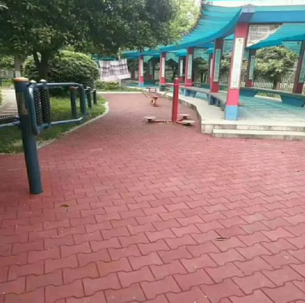 Safety EPDM Rubber Floor Mat Dog Bone Paver Tiles