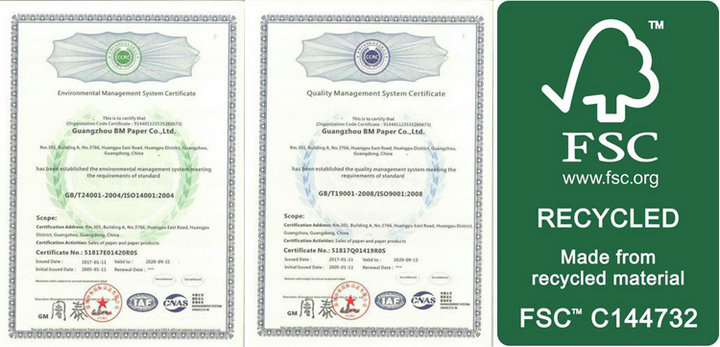 18pt 400gsm Printing Clay Coated News Back CCNB Paperboard In Sheet For Boxes