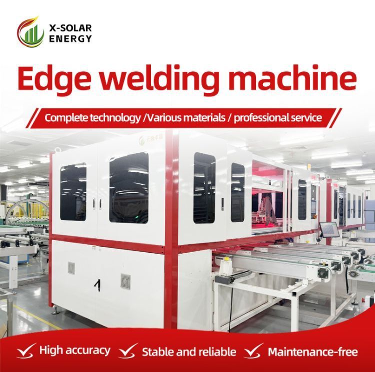 Precision BIPV Solar Panel Welding Machine Vertical Style Electromagnetic Method