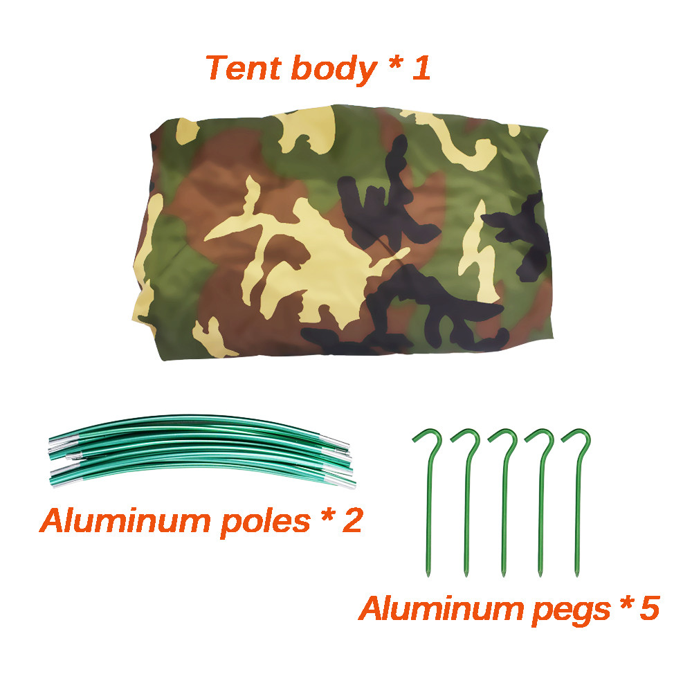 Fast Easy Setup Waterproof Coating Ultralight 1-Person Waterproof Personal Bivy Tent
