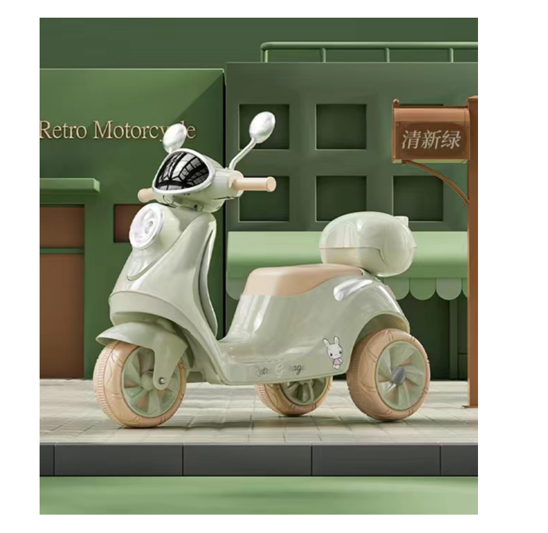 Music Early Education Toy Ride On Car Electric Motorcycle for Kids Loading Weight 30kgs