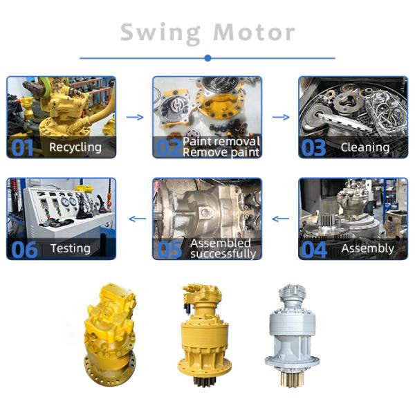 170303-00104A For Doosan DX800-9C DX1000-7 Motor Swing Excavator Aftermarket Factory Swing Device Without Gearbox 17030300104A Factory Direct Sales