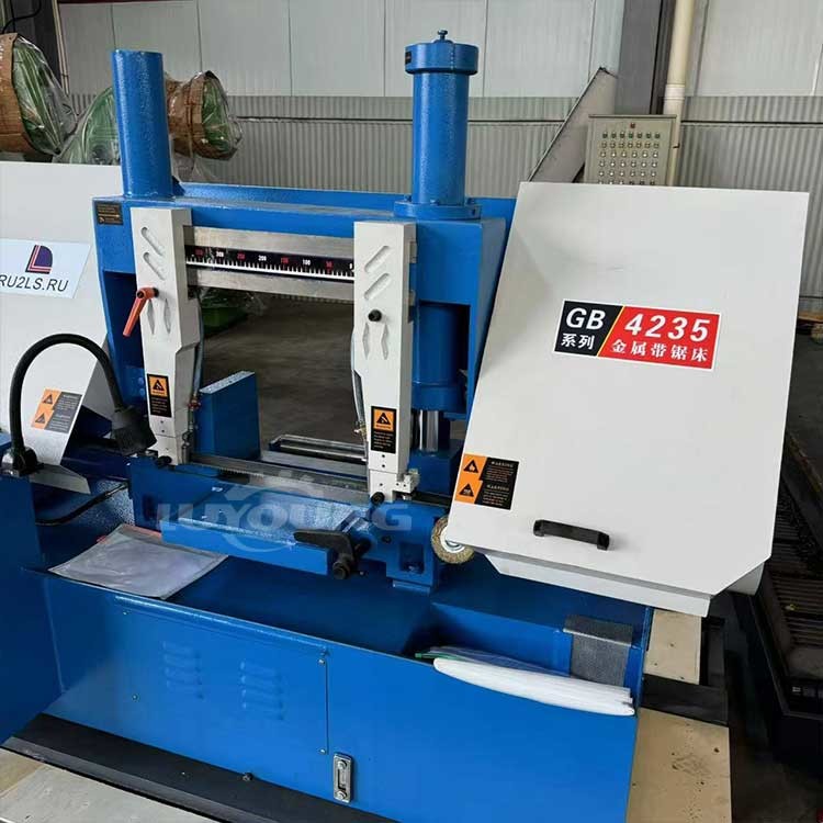 Horizontal Steel Band Saw Industrial Iron Metal Cutting Band Sawing Machine Automatic