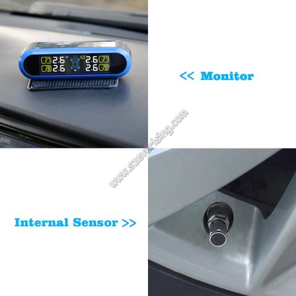 Universal Auto Wheel Pressure Monitoring System Car TPMS Sensor with mini external 4 sensors