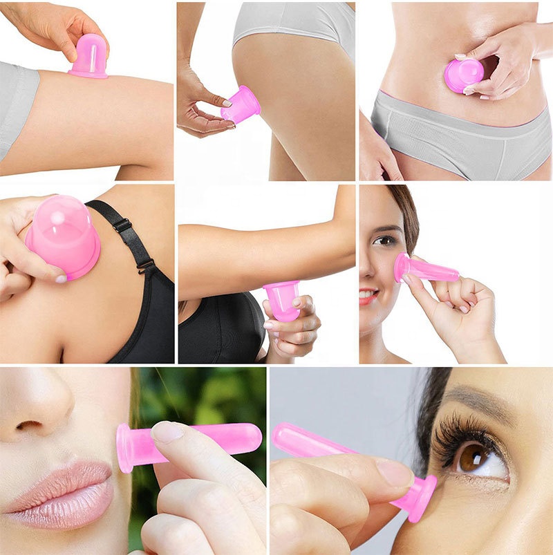 Customize Food Grade Silicone Cupping Set Kit for Eyes Face and Body