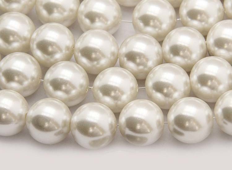 High Quality DIY Handmade Big Beads ABS Plastic 20mm Round White Imitation Pearls Beads