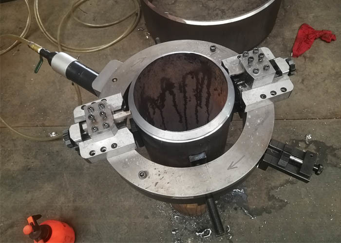 Cold Cutting And Beveling Machine Portable Tube 2000L / Min