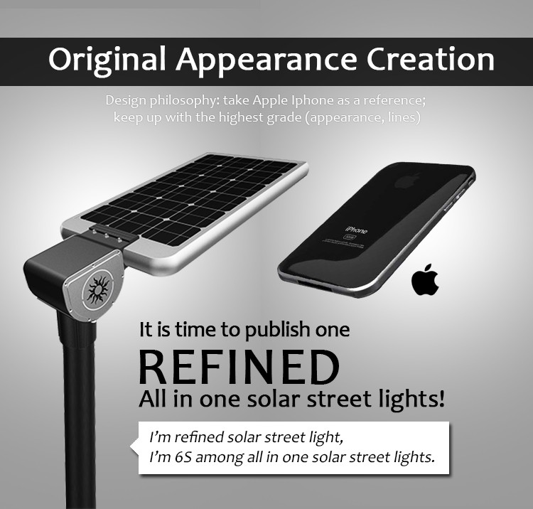 5 years integrated solar all in one street light Garden Led Solar Street Light 15W-60W