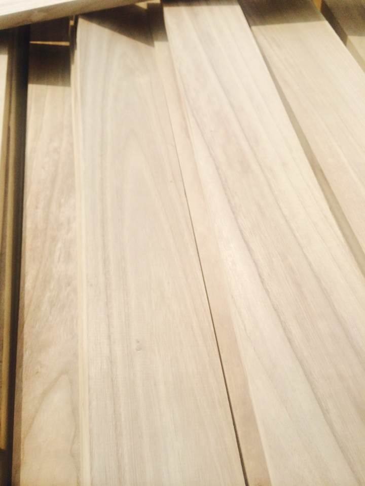 Indoor Solid Wood Panels Birch Color Decoration Natural Paulownia 100-2500mm