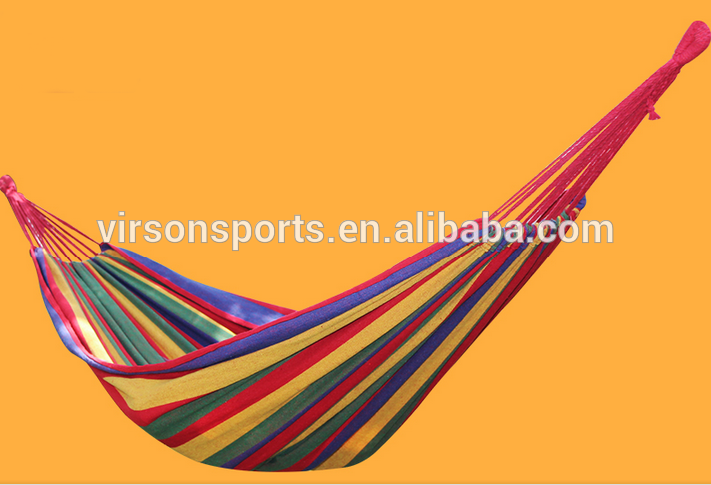 Virson Portable Colourful Canvas Hammocks for Travel Camping