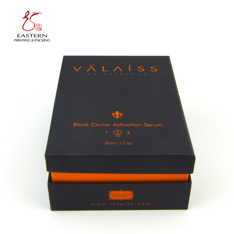 Eastern Pantone color Cosmetic Packaging Paper Box , Perfume Packaging Boxes With Lid