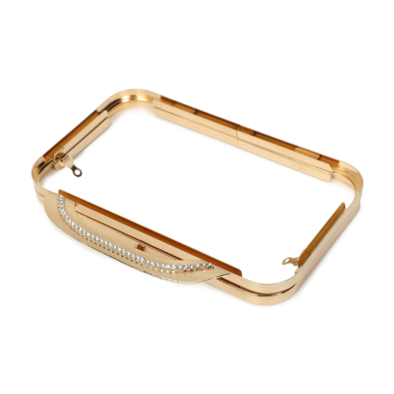 Odorless Double Clutch Frame Hardware Gold Purse Frame ROSH Waterproof