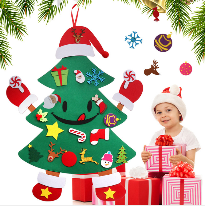 20*28cm Felt Tote Bag Cartoon DIY Designer Christmas Handbags