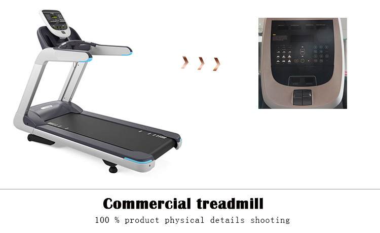 220V Commercial Treadmill For Gym , Motorized Commercial Running Machine