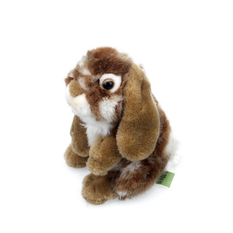 ASTM Super Realistic PP Cotton Filling Rabbit Plush Toy For Window Decoration