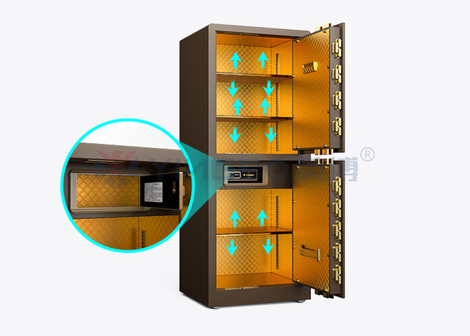 Solid Steel Double Door Home Safe Box For Security H1500mm YB/RS-150D