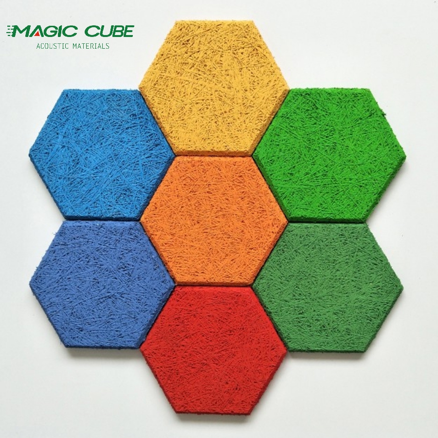 Soundproofing Wood Fiber Ceiling Panels For Industrial Commercial Spaces