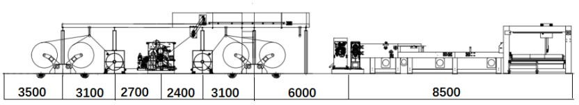 Food Grade 2 Ply Corrugated Cardboard Carton Box Production Line Single Facer Machine
