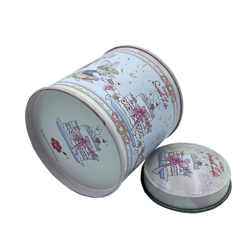 Hot Sale Factory Price High Quality Round Shape Tea Tin Can Metal Gift Box Tea Tin Packaging Tea Tin Box with Embossing