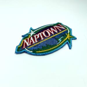 Washable Heat Press Embroidered Patches Twill Laser Cut Border