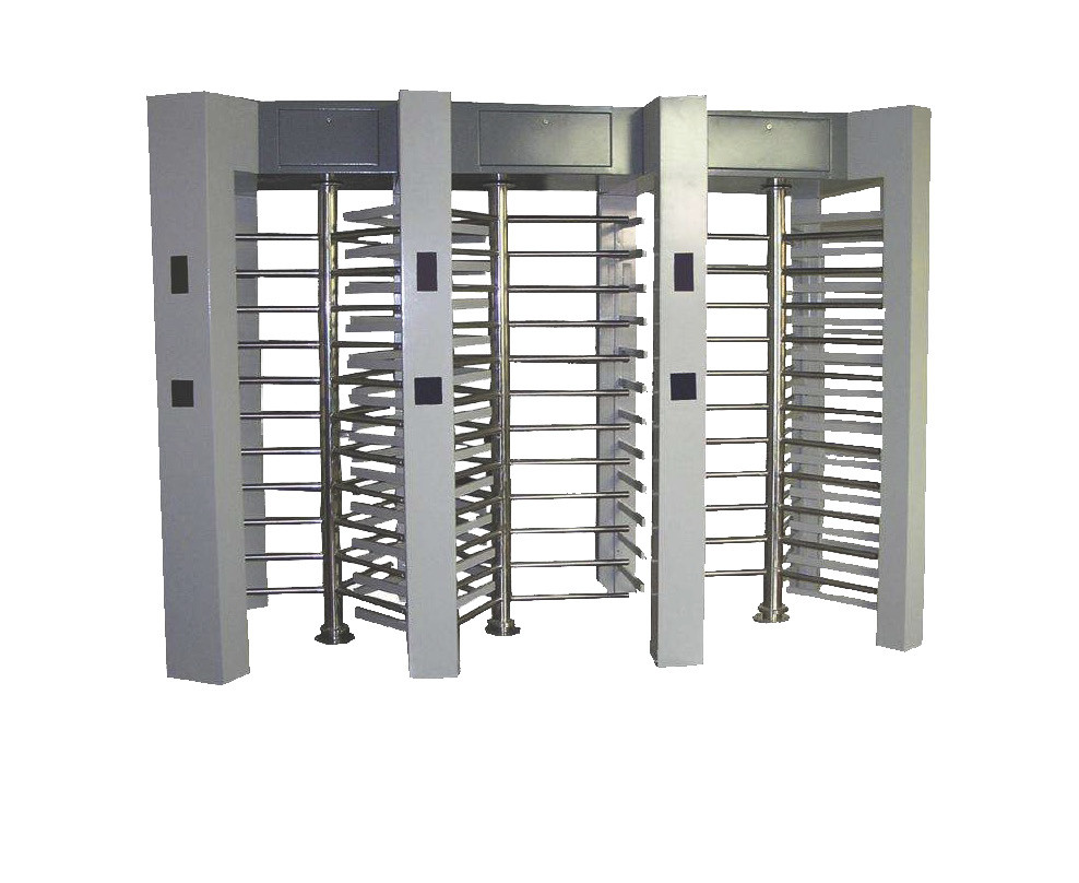 Dual Channel Security Turnstile Security Revolving Doors Rust Proof 120 Degree