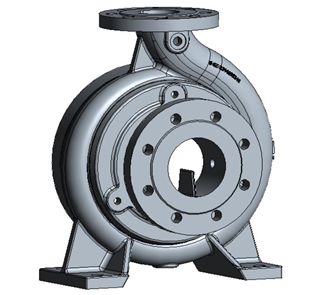 Pump Body Water Pump Case Cast Iron Casting / Precoated Sand Casting Products