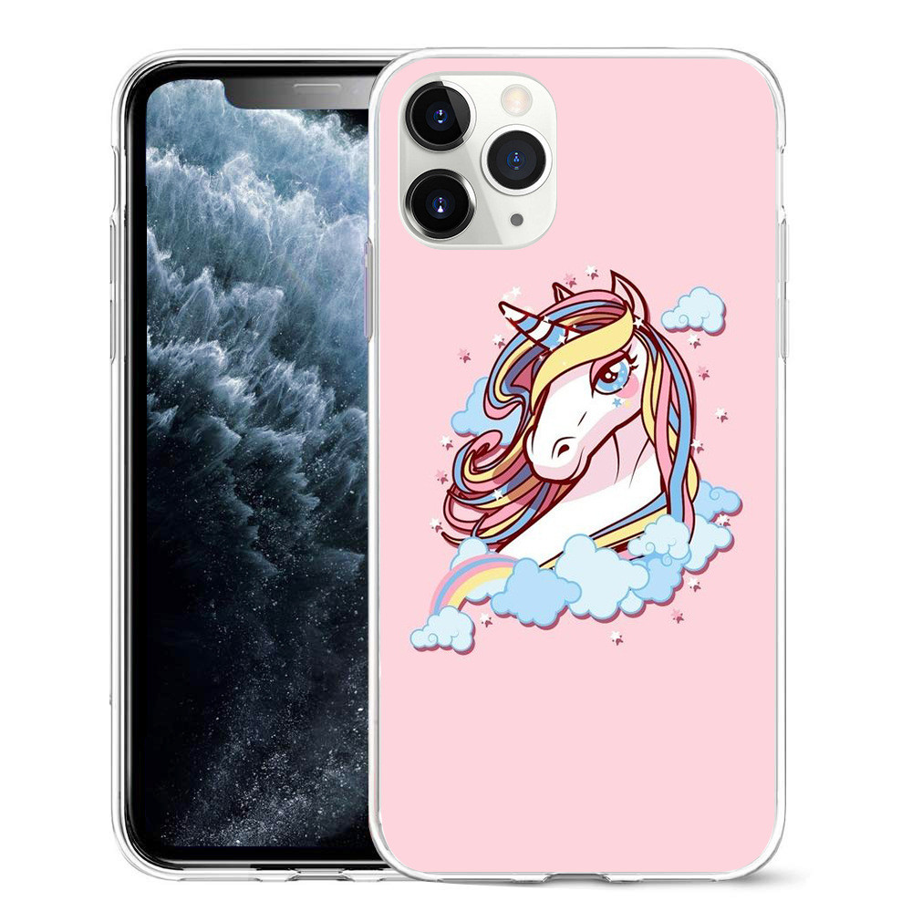 Lovely Phone Cases Unicorn Animal Cell Phone Covers Anti Fingerprint