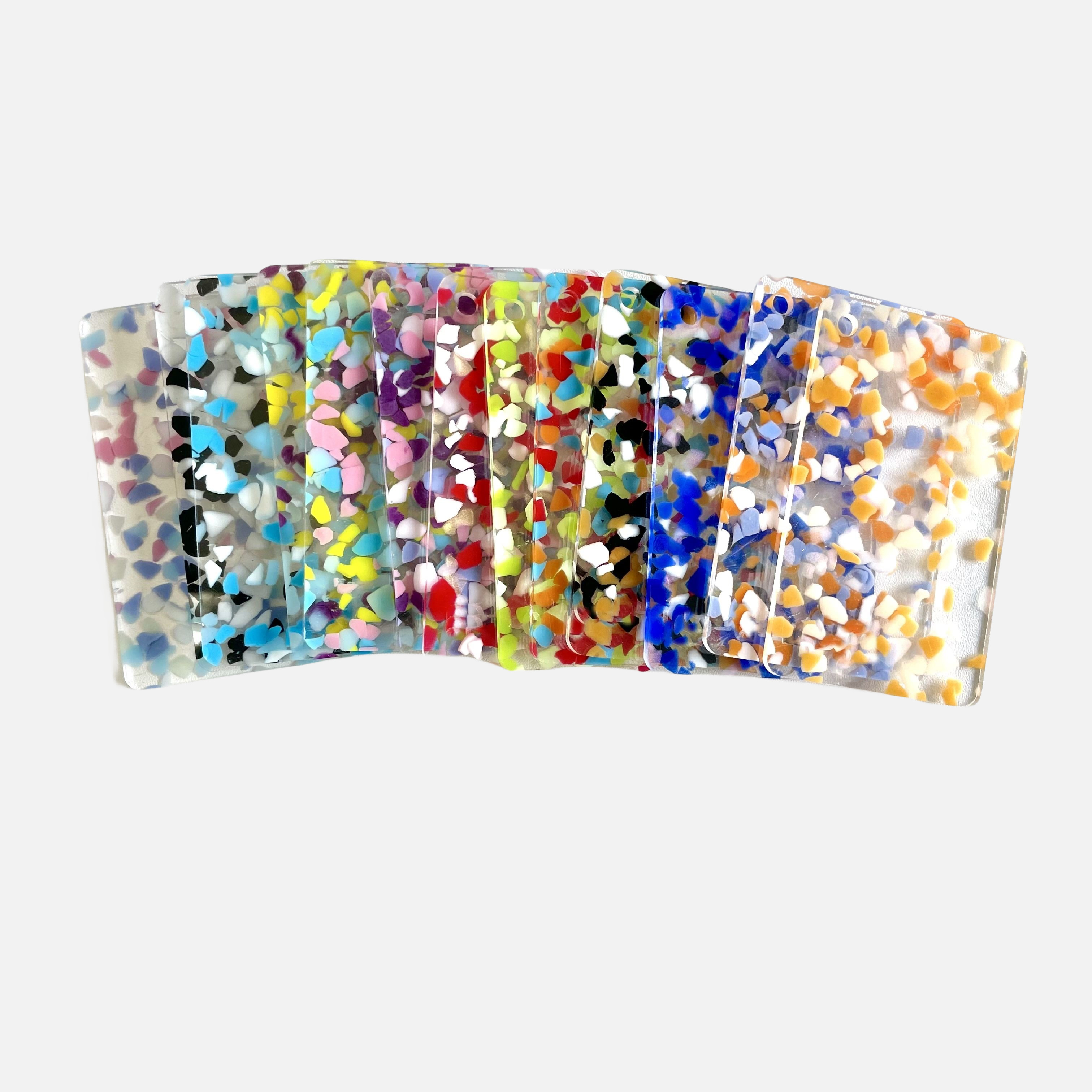 3mm Transparent Special Color Patterned Acrylic Plexiglass Panel For Decoration Craft